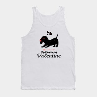 My Dog is My Valentine, Valentine's Day Tank Top